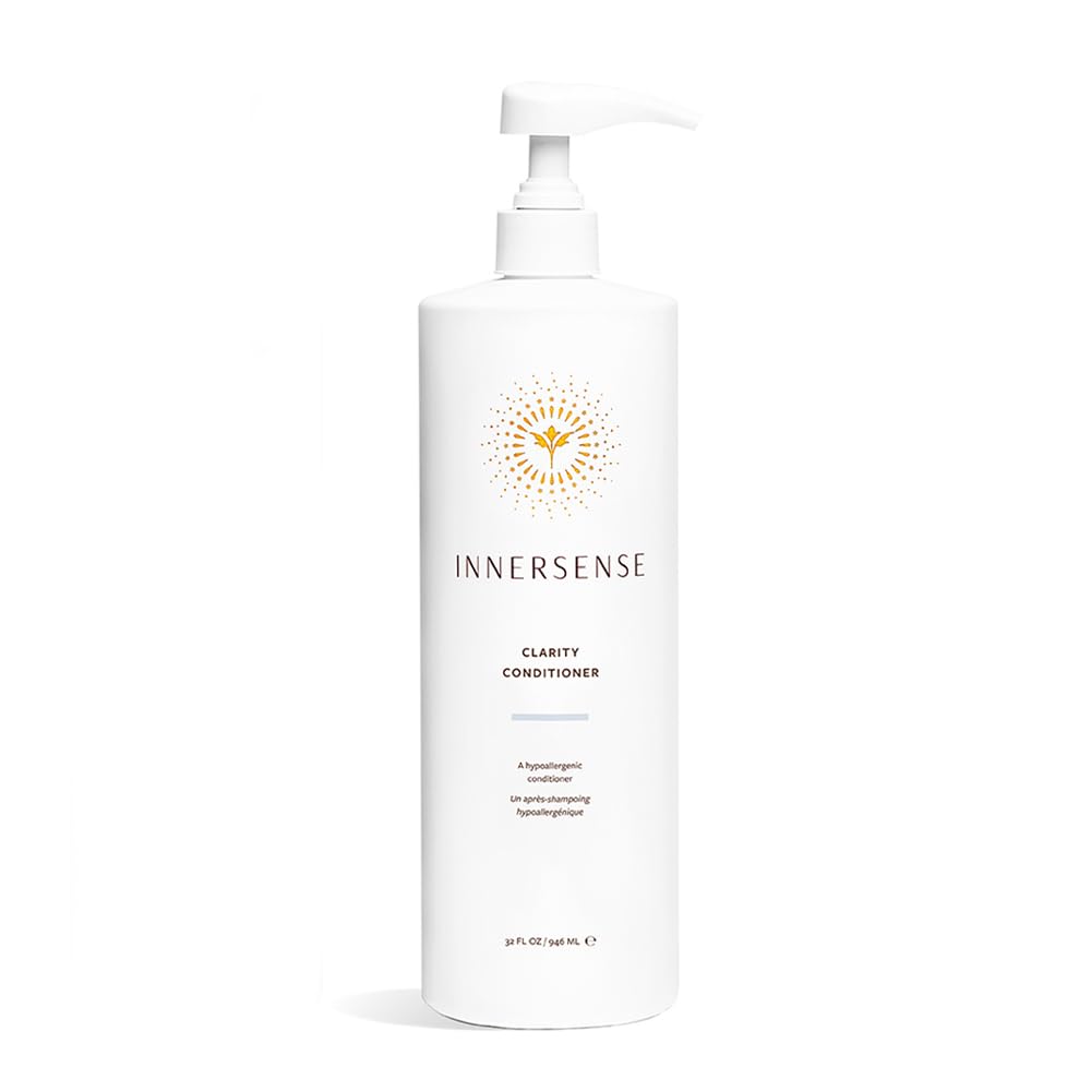 INNERSENSE Organic Beauty - Natural Clarity Hypoallergenic Conditioner | Non-Toxic Cruelty-Free Haircare (32 fl oz | 946 ml)